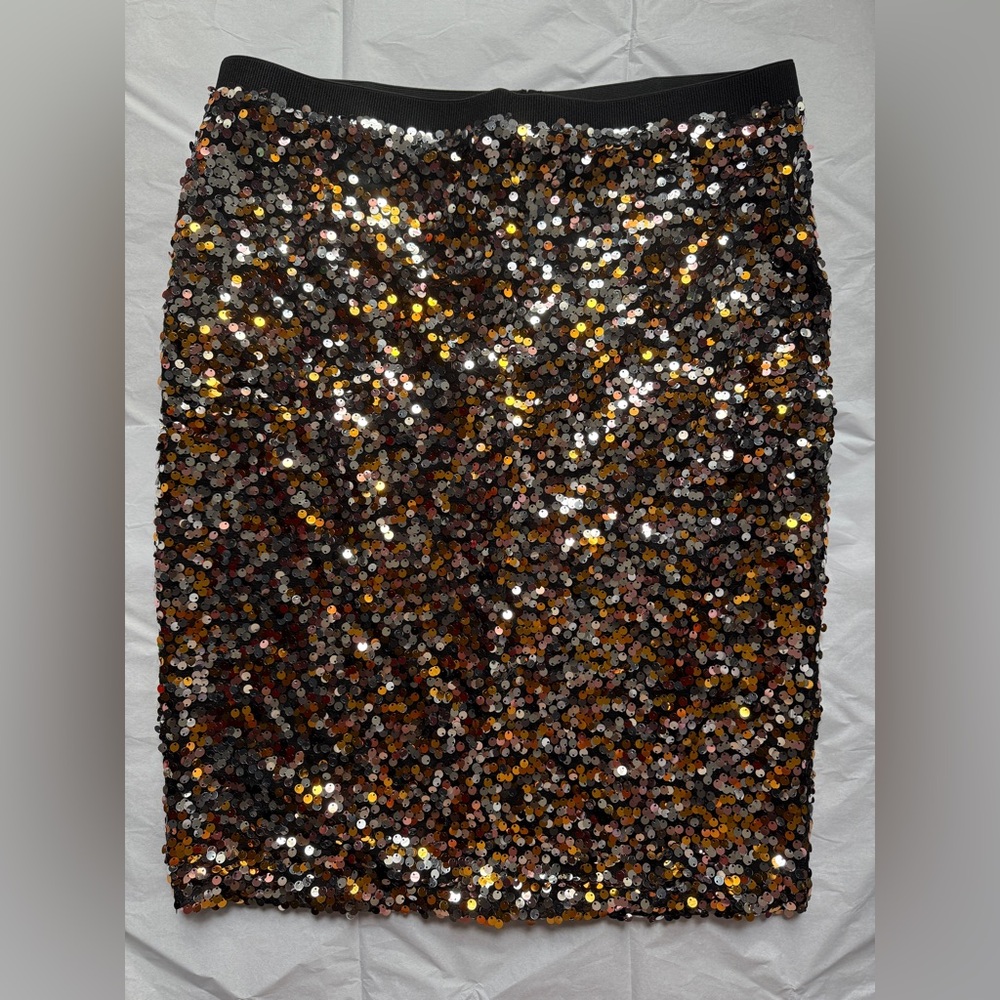 H&M Sequin Pencil Skirt Large